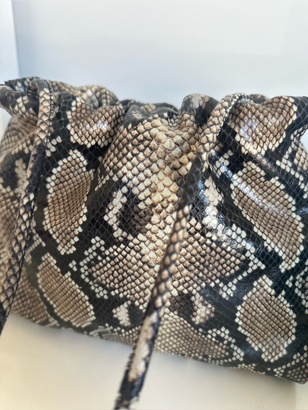 COS Mini Cavatelli Leather Clutch Crossbody Bag - Snake - Picture 6 of 12